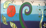 Cultural symbols of the children are represented in the environment