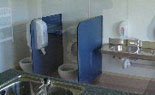 Toilet and handwashing facilities.