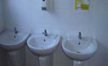 Toilet and handwashing facilities.