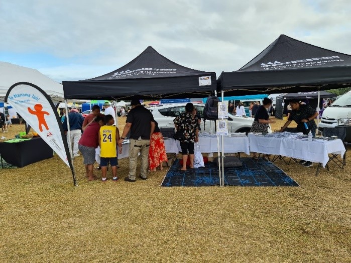Ministry tents for Waitangi Day celebrations